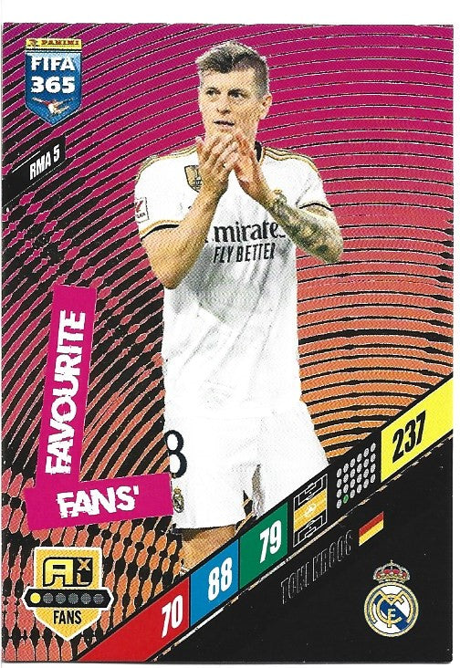 176.  RMA 5.  Toni Kroos - Real Madrid CF -  Fans' Favourite