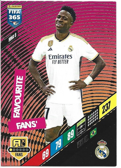 177.  RMA 6.  Vini Jr. - Real Madrid CF  -  Fans' Favourite