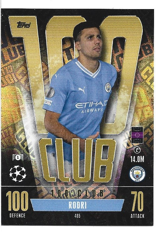 485. RODRI - MANCHESTER CITY - 100 CLUB