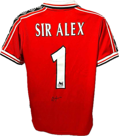 SIR ALEX FERGUSON - SIGNERT DRAKT MED EKTEHETSBEVIS/COA