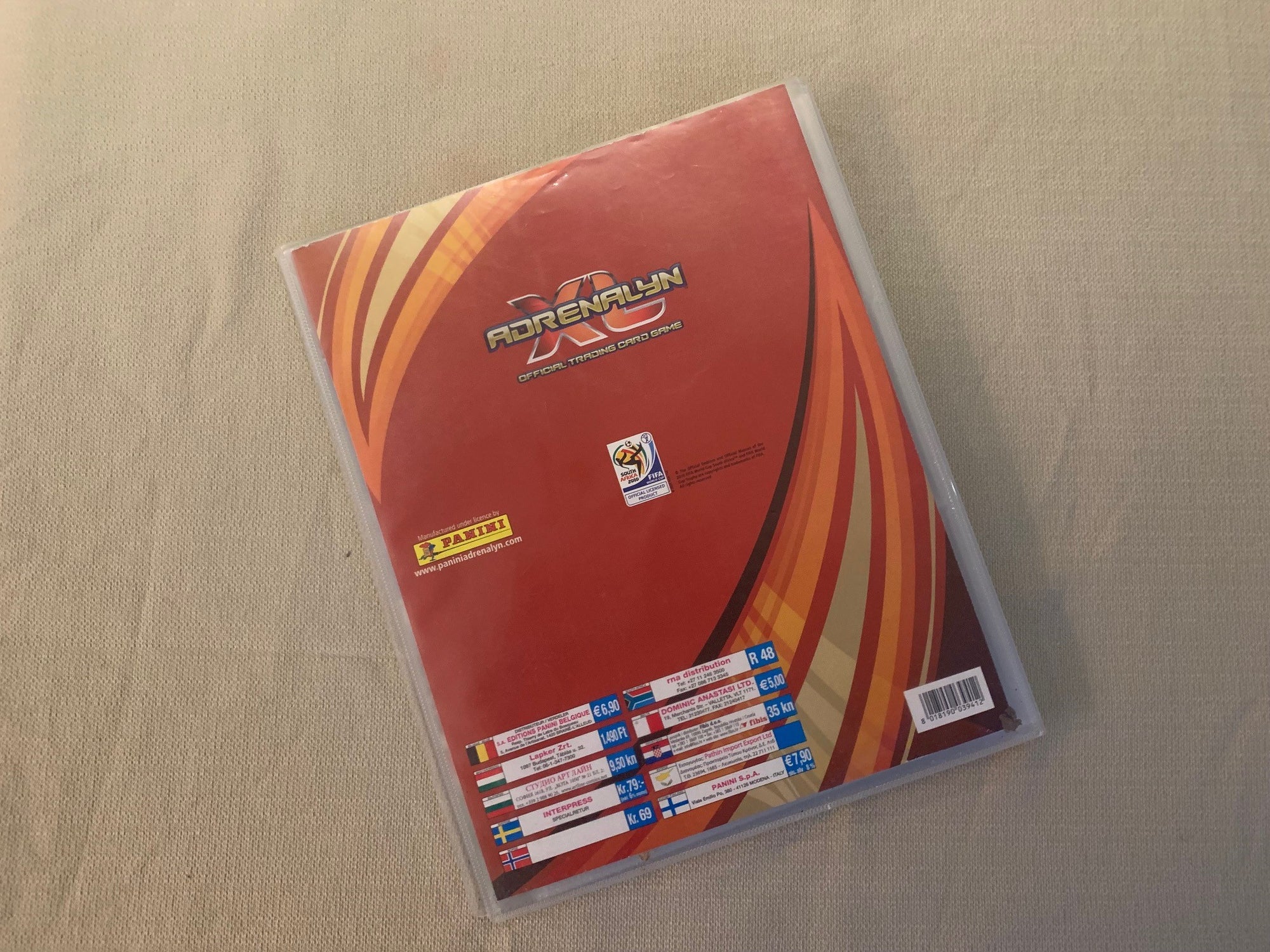 PANINI ADRENALYN XL FIFA WORLD CUP SOUTH AFRICA 2010