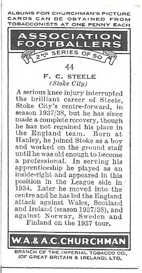 44. F.C. STEELE - STOKE CITY