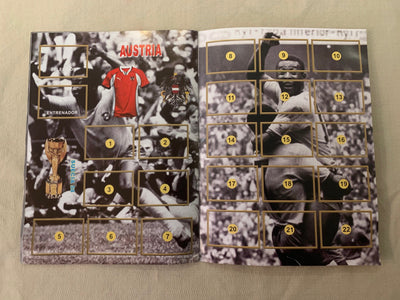 CROMOS WORLD CUP 1958 SWEDEN - REPLICA ALBUM OG KORT/STICKERS KOMPLETT SETT