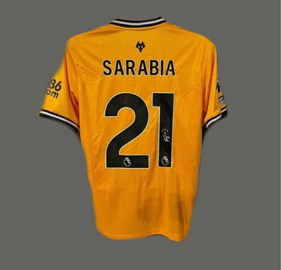 PABLO SARABIA - SIGNERT DRAKT MED EKTEHETSBEVIS/COA