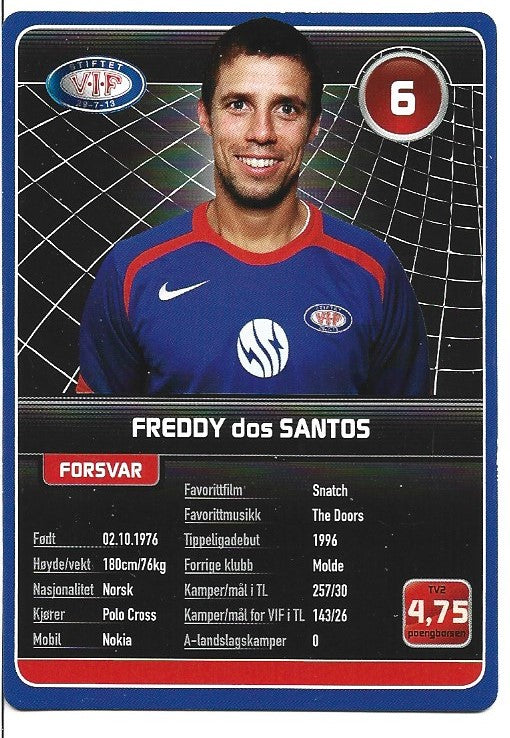VÅLERENGA IF - FREDDY DOS SANTOS