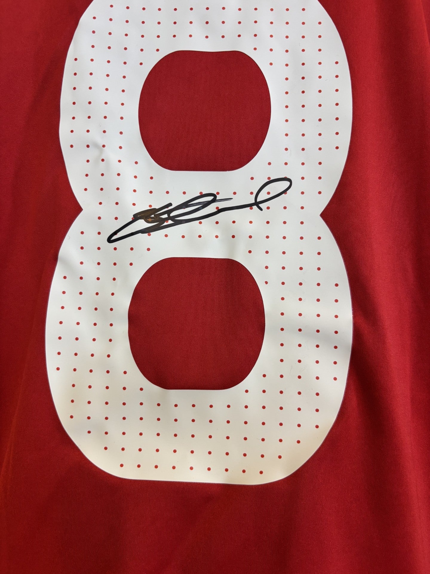 STEVEN GERRARD - SIGNERT DRAKT MED EKTEHETSBEVIS/COA