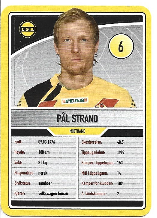 LILLESTRØM SK - PÅL STRAND