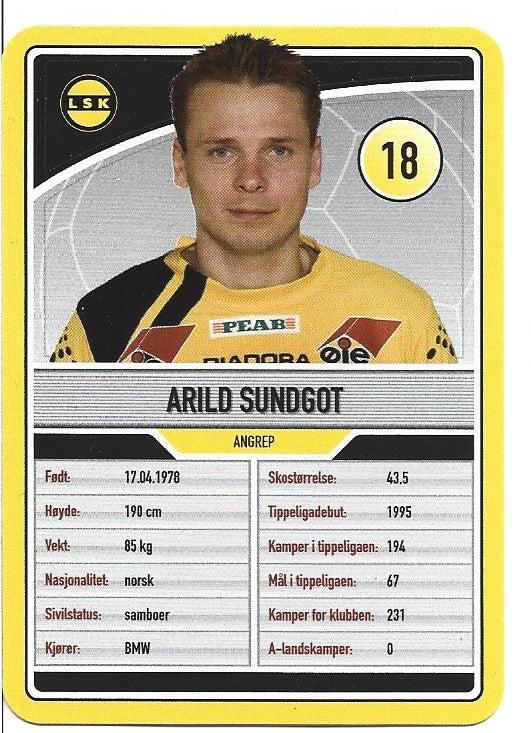 LILLESTRØM SK - ARILD SUNDGOT