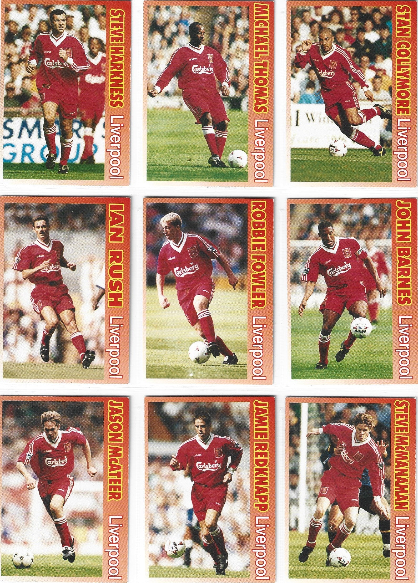 LIVERPOOL - KOMPLETT SETT MED LCD PUBLISHING - 1995