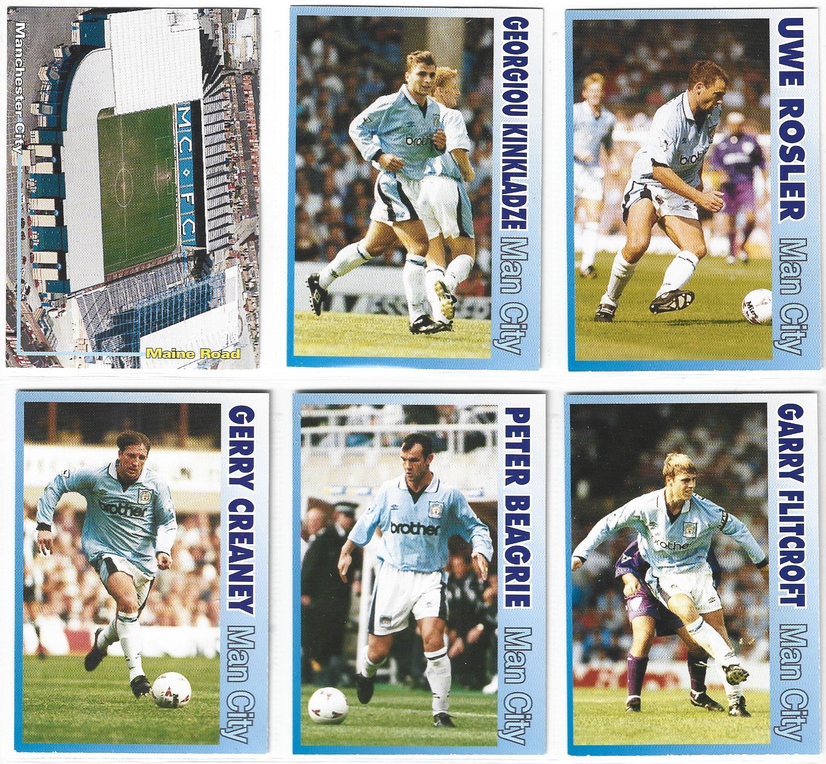 MANCHESTER CITY - FKS PUBLISHERS LTD 1995 - KOMPLETT LAGSETT