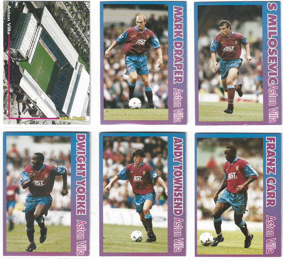 ASTON VILLA - FKS PUBLISHERS LTD 1995 - KOMPLETT LAGSETT