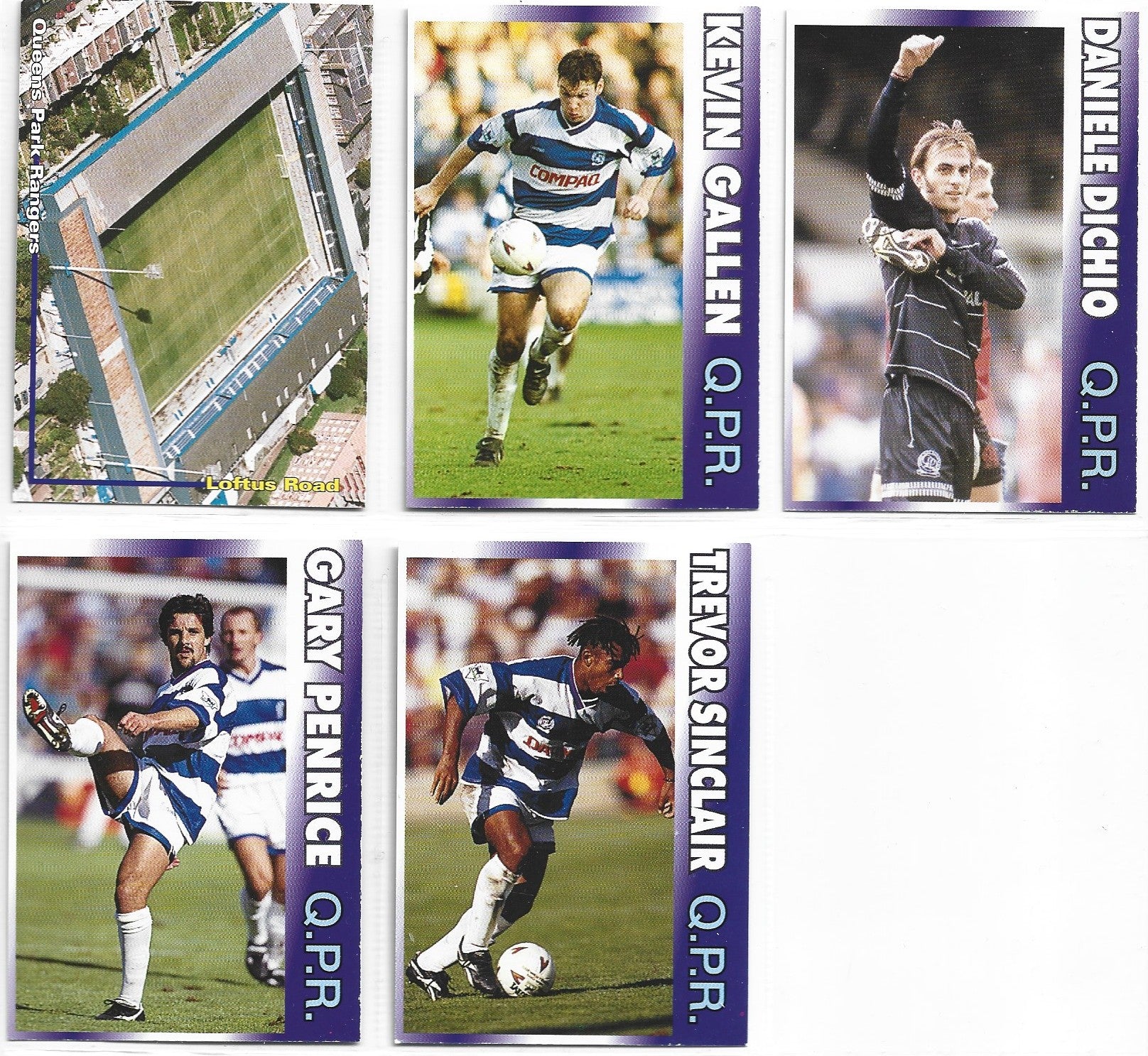 QUEENS PARK RANGERS - FKS PUBLISHERS LTD 1995 - KOMPLETT LAGSETT