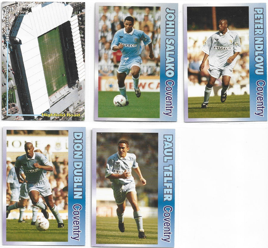 COVENTRY CITY - FKS PUBLISHERS LTD 1995 - KOMPLETT LAGSETT