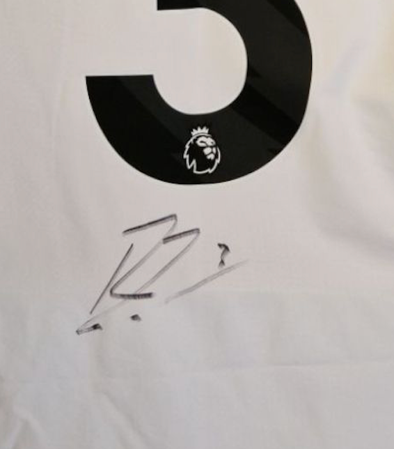 RUBEN DIAS - SIGNERT DRAKT MED EKTEHETSBEVIS/COA