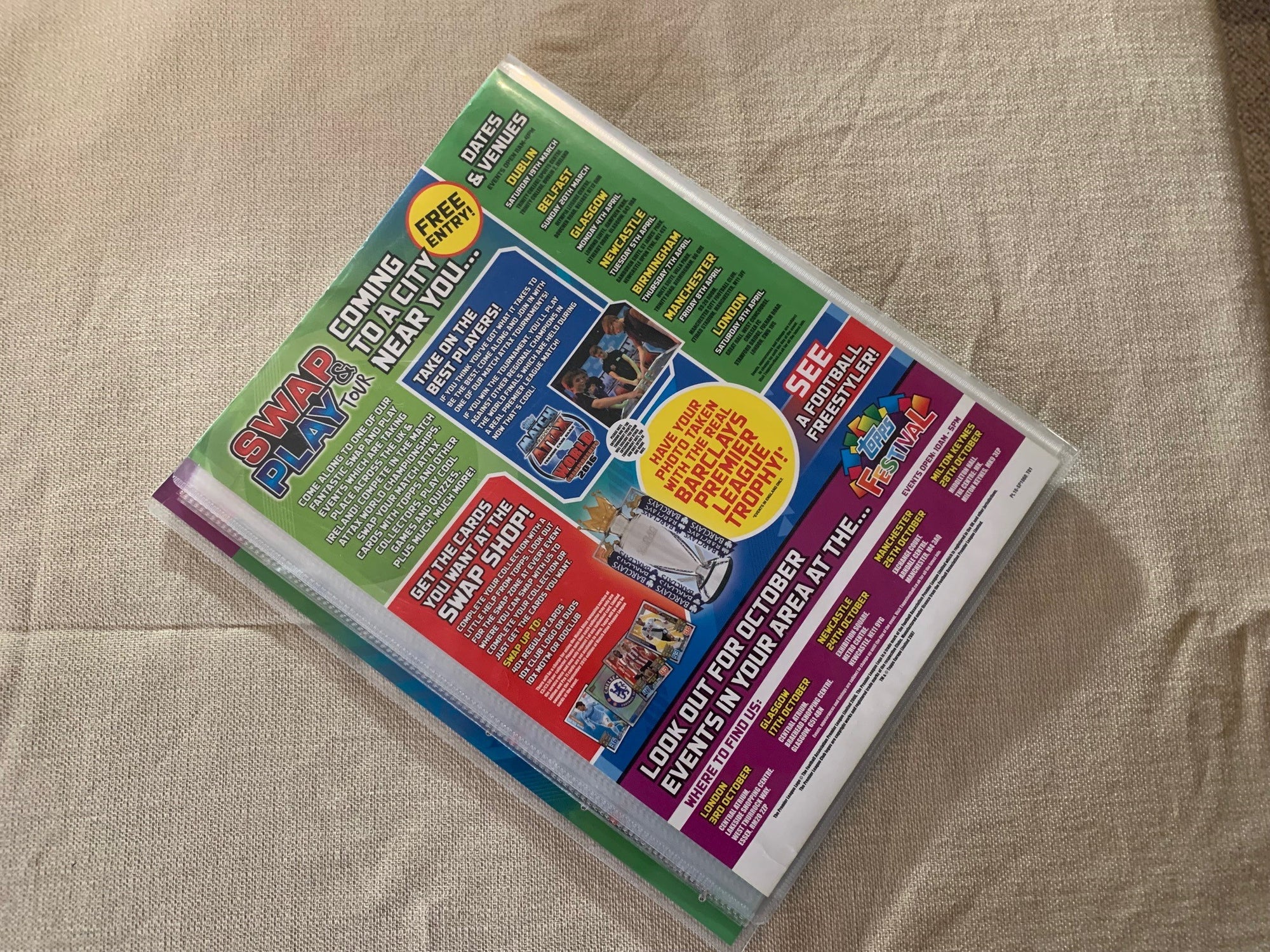 TOPPS MATCH ATTAX 2015/16 - ORGINAL SAMLEPERM - MED  PERSONLIG RABATTKODE