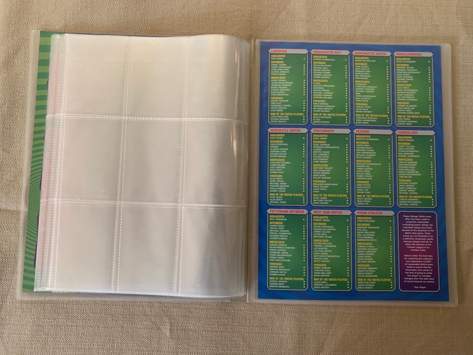 TOPPS MATCH ATTAX 2007/08 - ORGINAL SAMLEPERM - MED PERSONLIG RABATTKODE