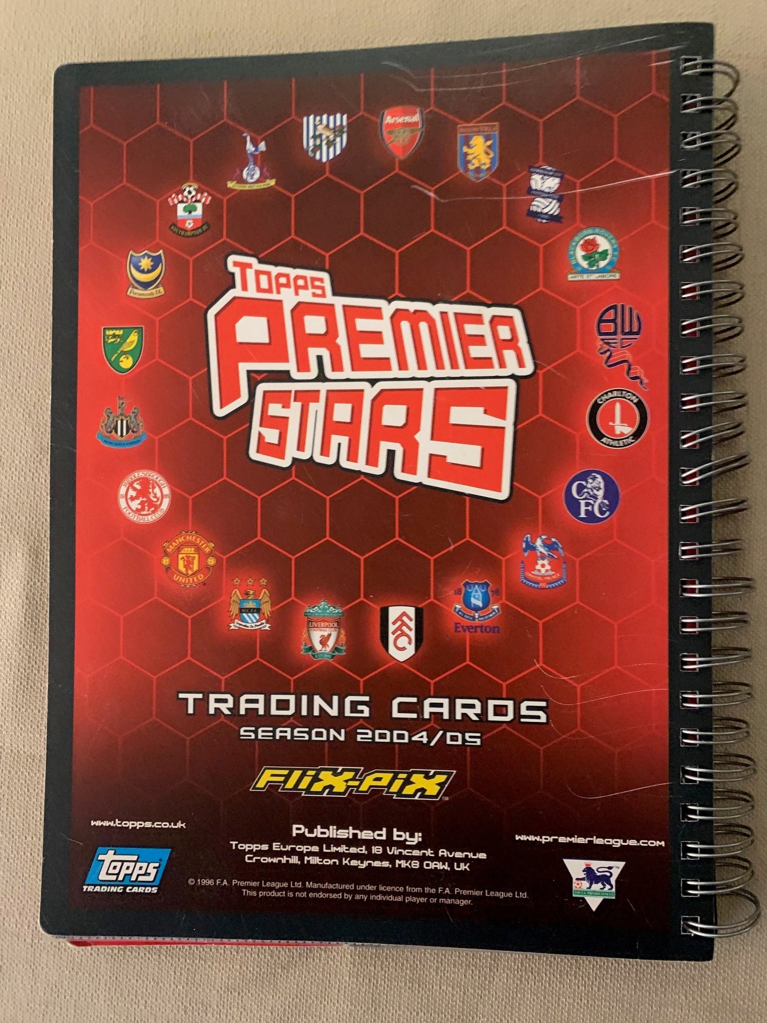 TOPPS PREMIER STARS 2004/05