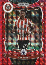 150. IVAN TONEY - BRADFORD - ROOKIE - RED ICE