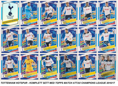 TOTTENHAM HOTSPUR - LOT - CHAMPIONS LEAGUE - 5 ÅRGANGER
