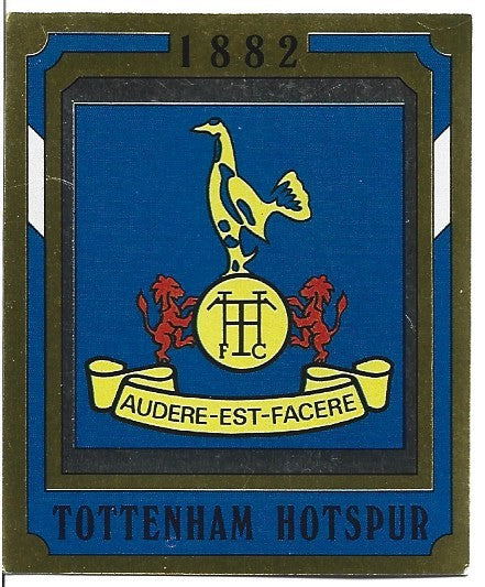 311. TOTTENHAM HOTSPUR - CLUB BADGE - GOLD FOIL