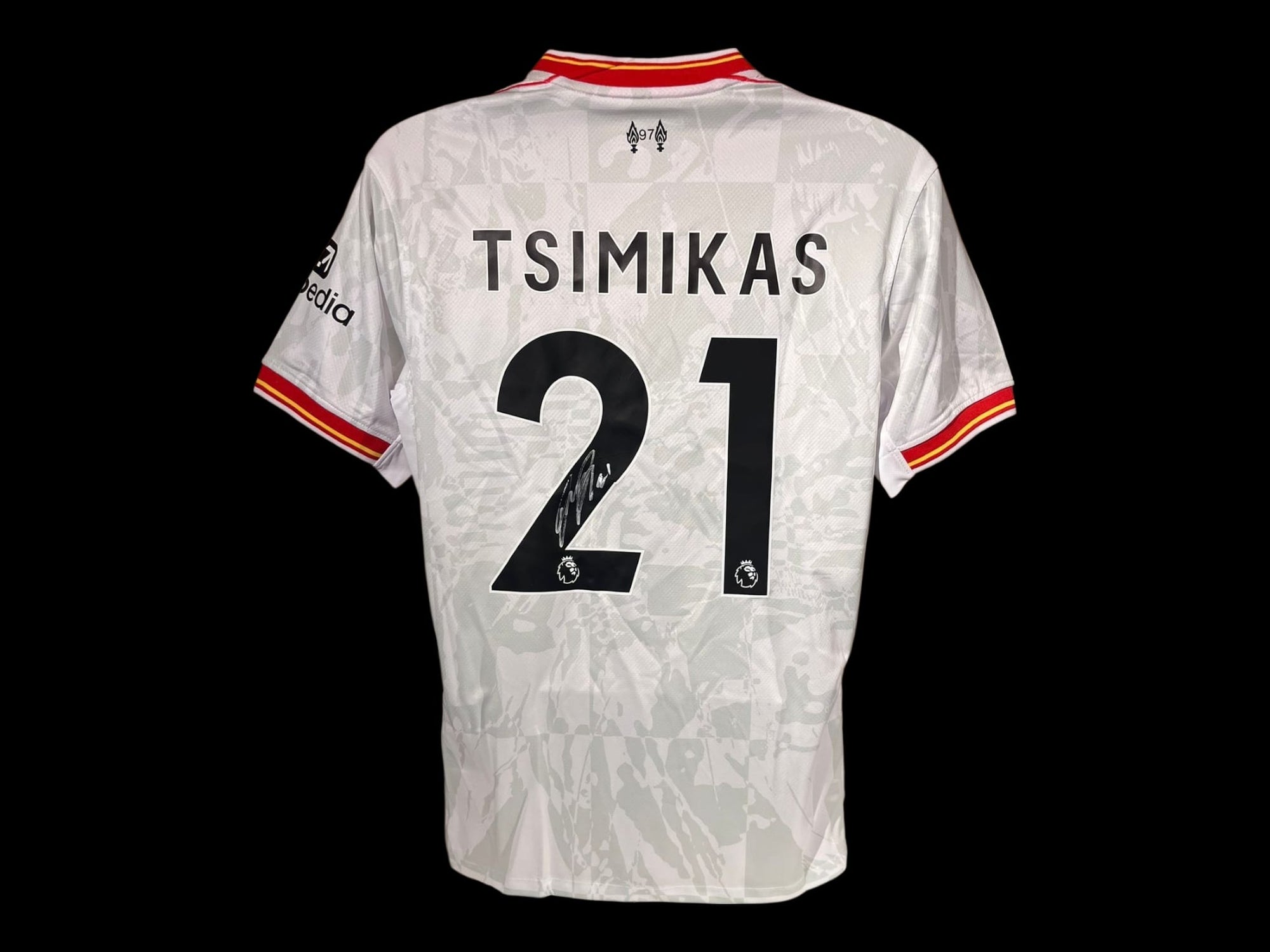 KOSTAS TSIMIKAS - SIGNERT DRAKT MED EKTEHETSBEVIS/COA