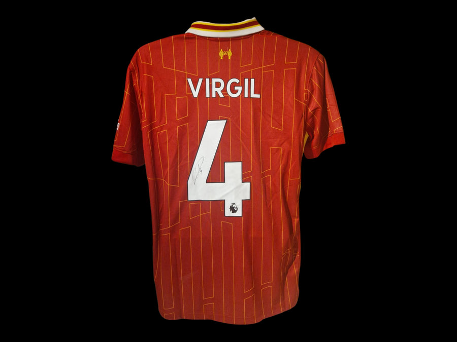 VIRGIL VAN DIJK - SIGNERT DRAKT MED EKTEHETSBEVIS/COA