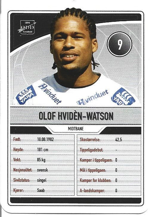 ODD GRENLAND - OLOF HVIDEN-WATSON