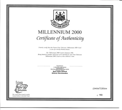 WEST HAM UNITED - FUTERA FANS SELECTION - MILLENIUM 2000 #900