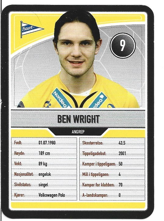START - BEN WRIGHT