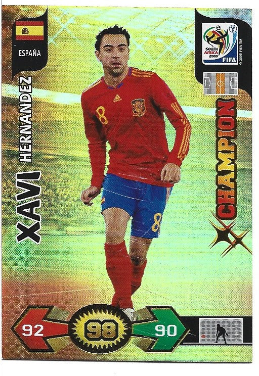 139.  Xavi Hernandez  - Spain  -  Champion