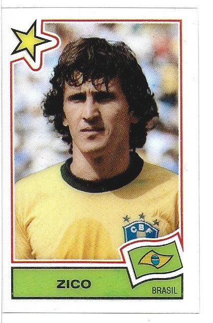 BRASIL - ZICO - ALL-STARS -  ACETATE CARD