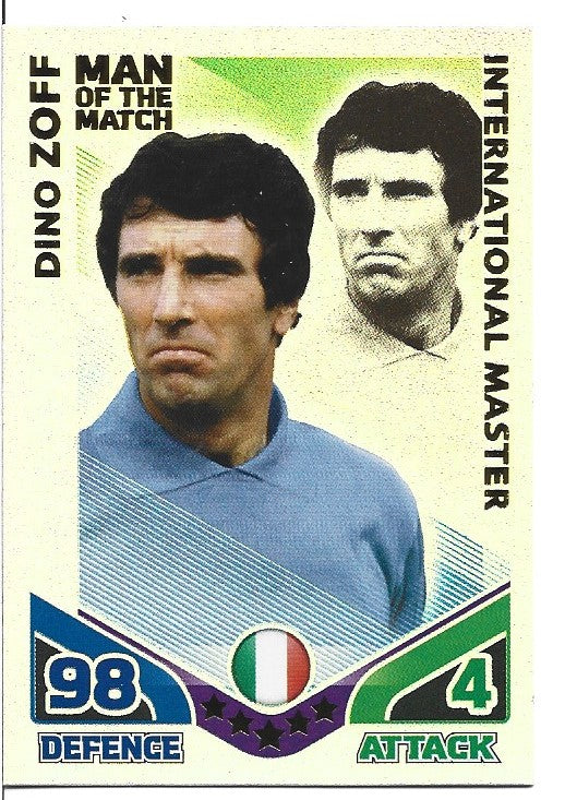 332. DINO ZOFF - ITALY - MAN OF THE MATCH INTERNATIONAL MASTER