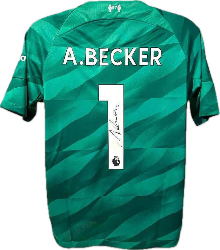 ALISSON BECKER - SIGNERT DRAKT MED EKTEHETSBEVIS/COA