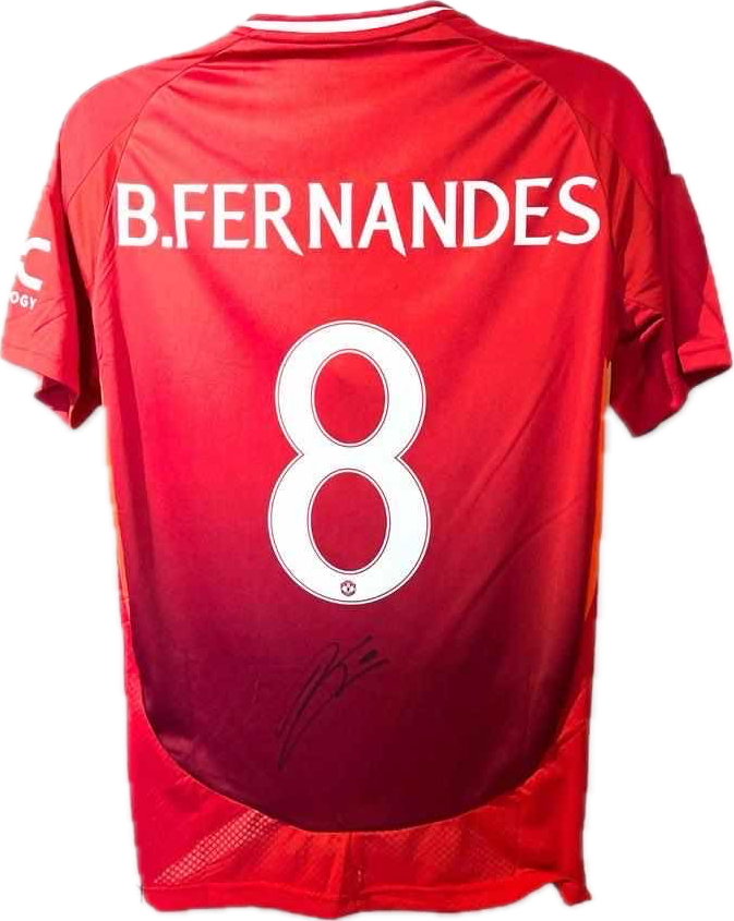 BRUNO FERNANDES - SIGNERT DRAKT MED EKTEHETSBEVIS/COA