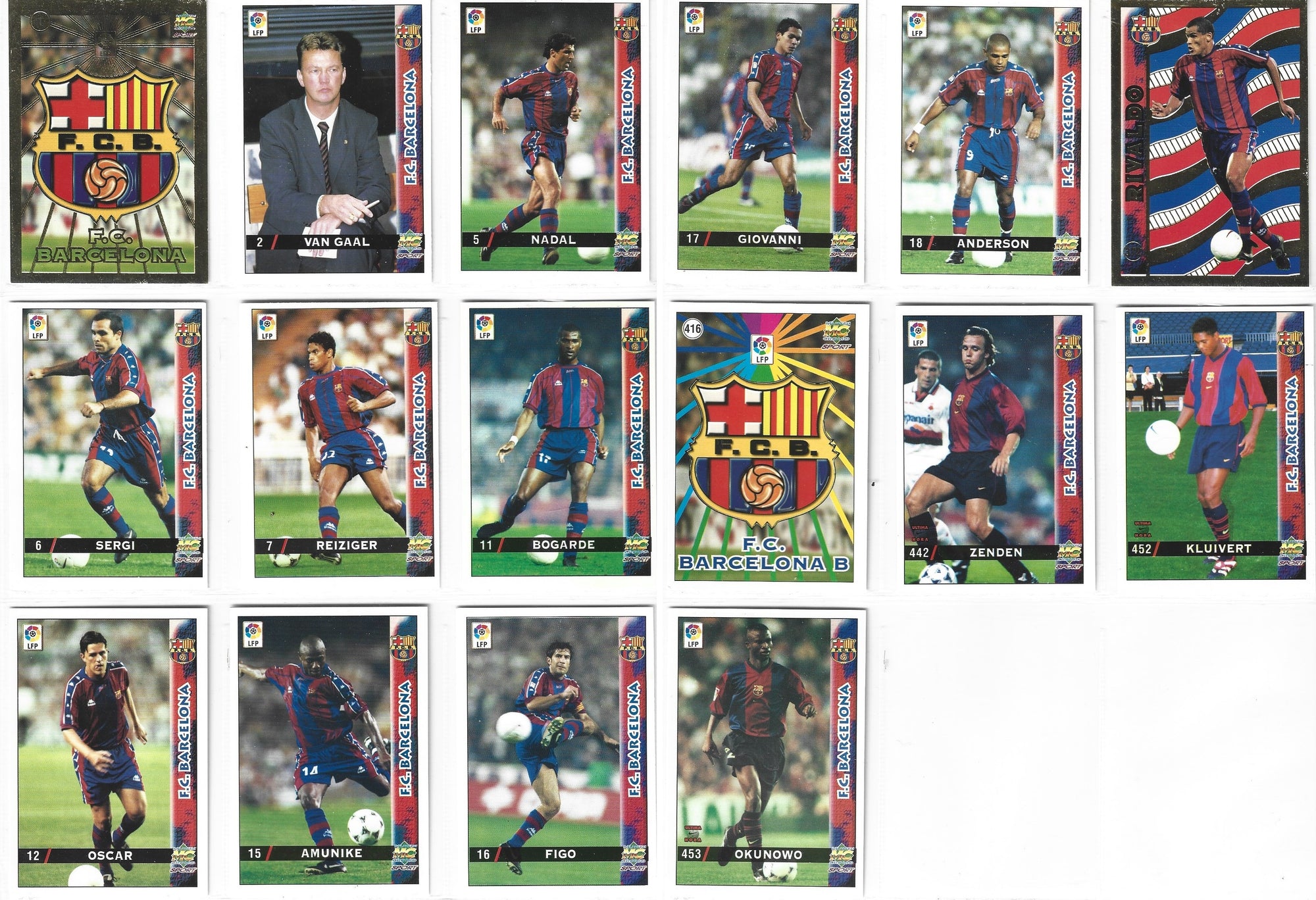 FC BARCELONA - LAGSETT - MUNDO CROMO
