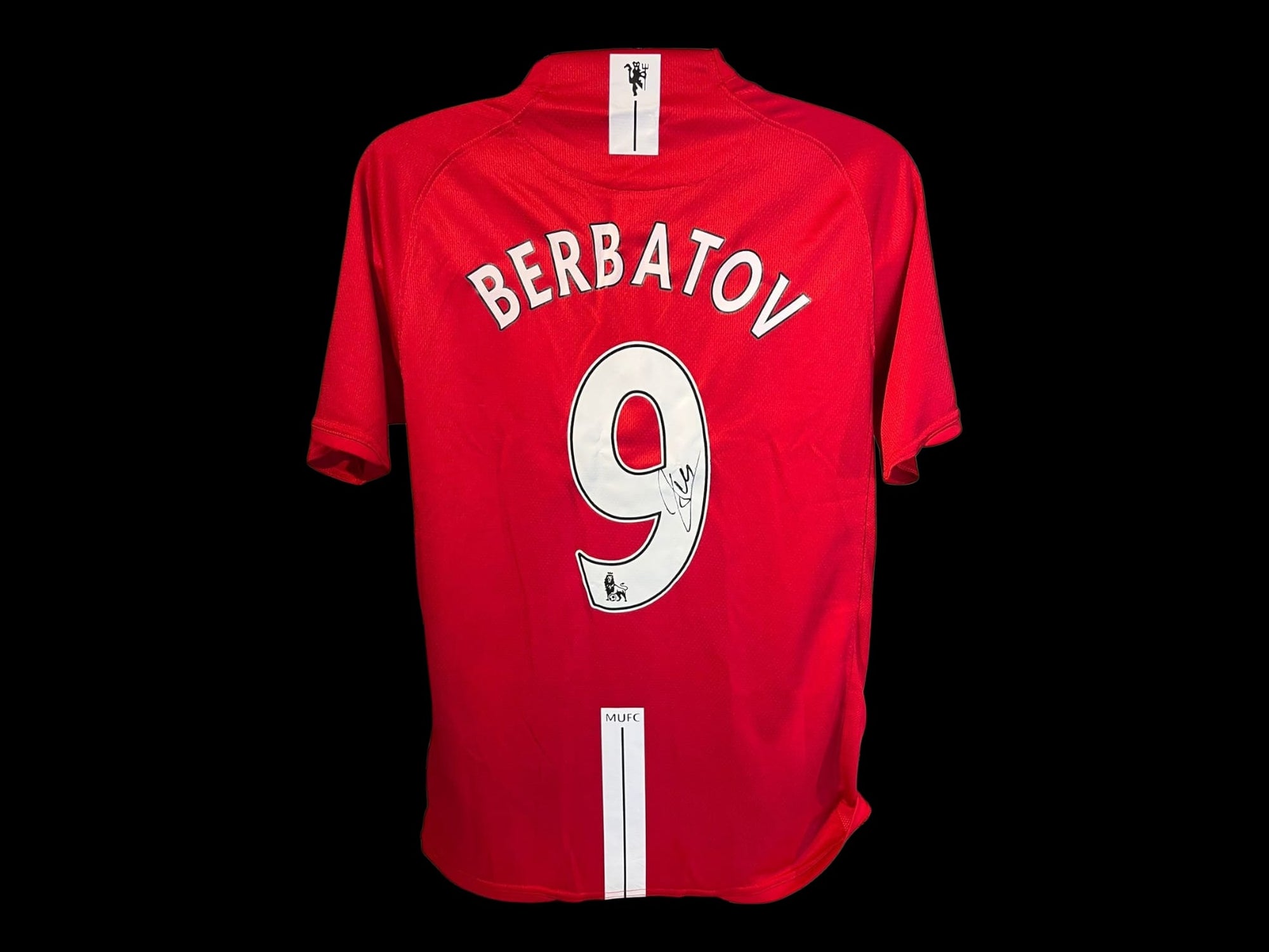 DIMITAR BERBATOV - SIGNERT DRAKT MED EKHETEHETSBEVIS/COA