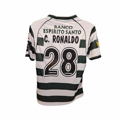 CRISTIANO RONALDO - SIGNERT DRAKT MED EKTEHETSBEVIS/COA