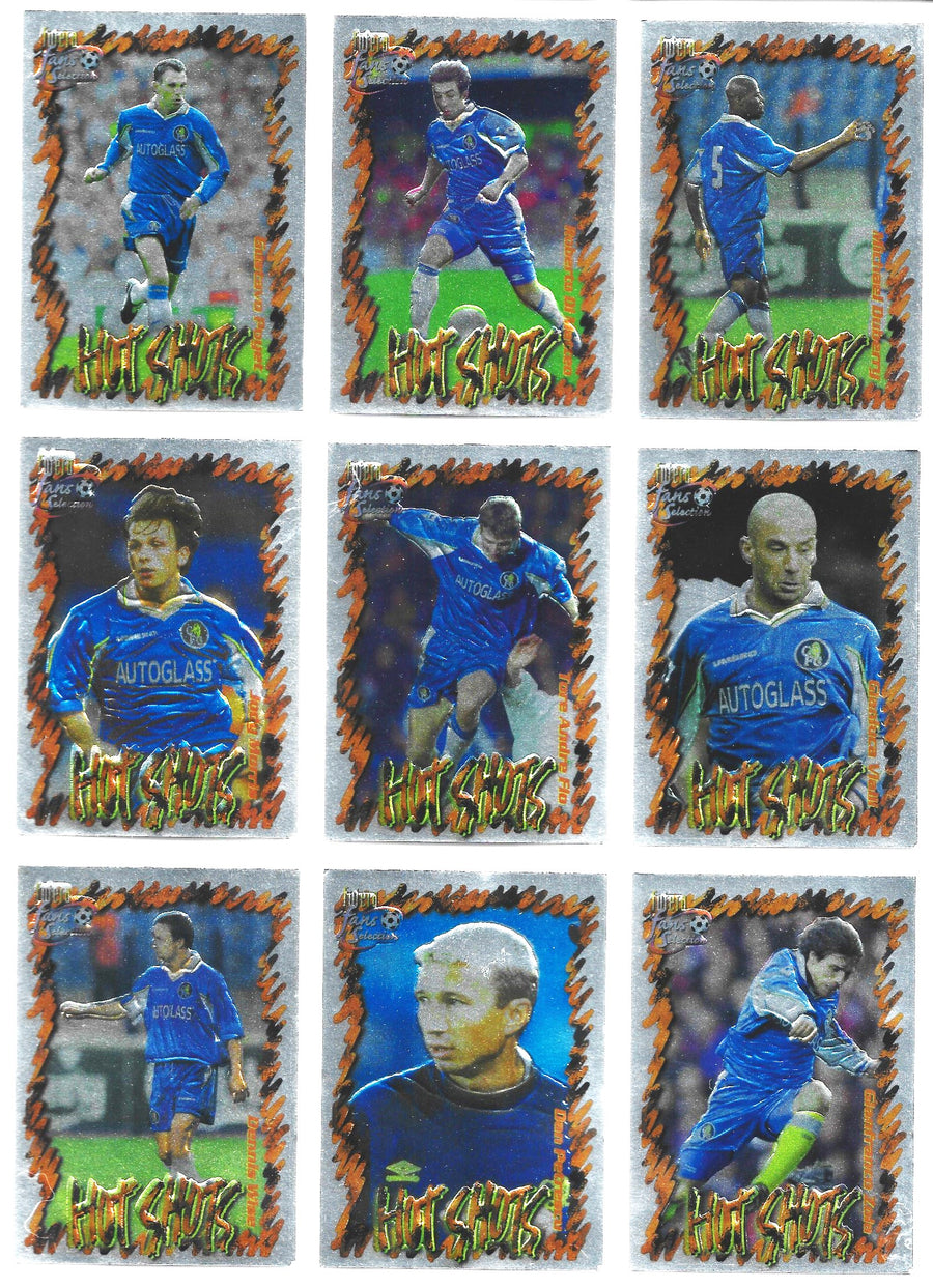 CHELSEA - KOMPLETT LAGSETT MED FUTERA HOTSHOTS - CROME & EMBOSSED