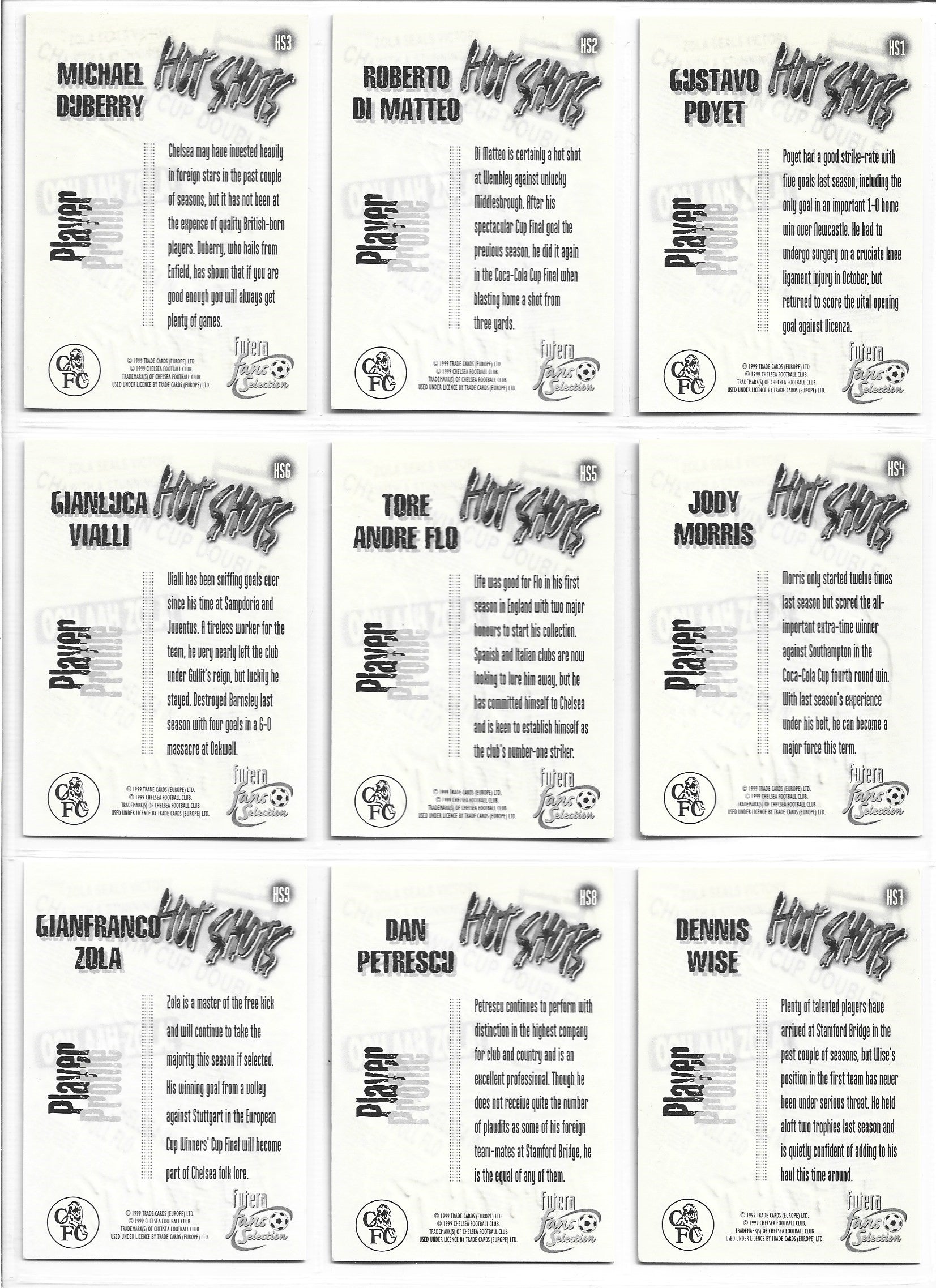 CHELSEA - KOMPLETT LAGSETT MED FUTERA HOTSHOTS - CROME & EMBOSSED