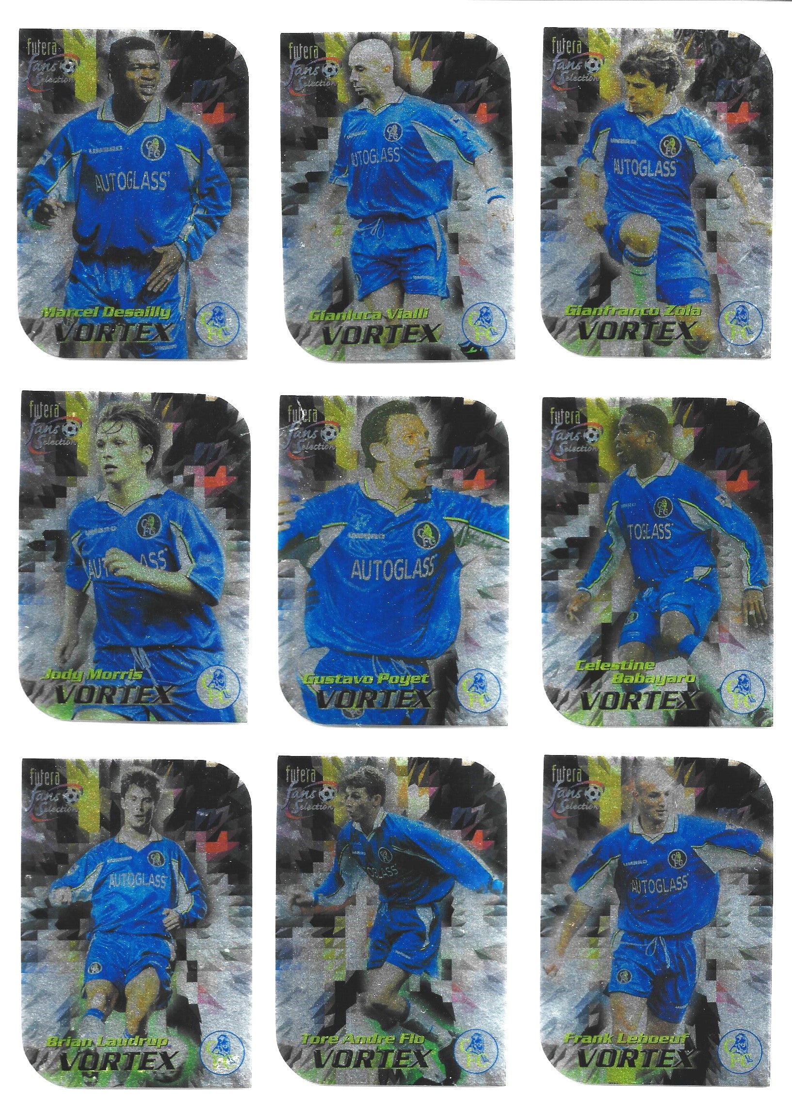 CHELSEA - KOMPLETT LAGSETT MED FUTERA - VORTEX CROME DIECUT