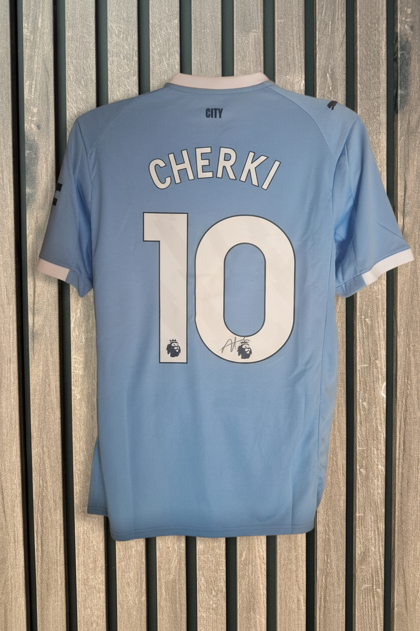 Cherki #10 shirt on wood background