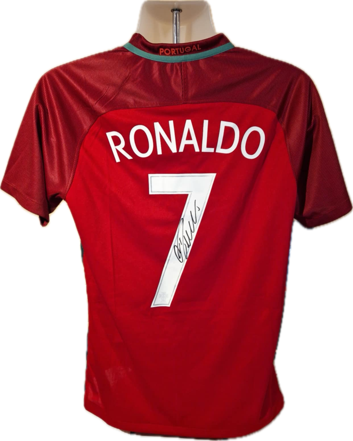 CRISTIANO RONALDO - SIGNERT DRAKT MED EKTEHETSBEVIS/COA