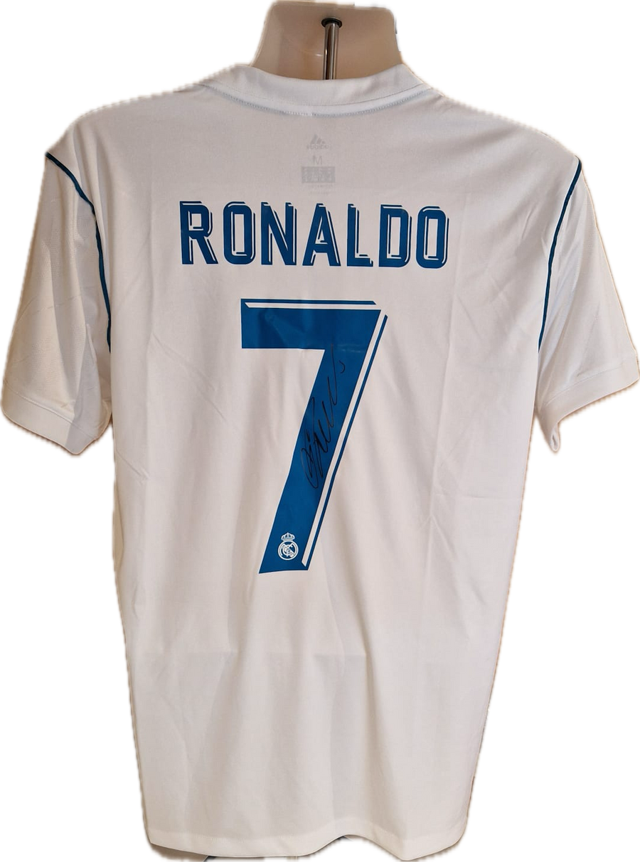 CRISTIANO RONALDO - SIGNERT DRAKT MED EKTEHETSBEVIS/COA