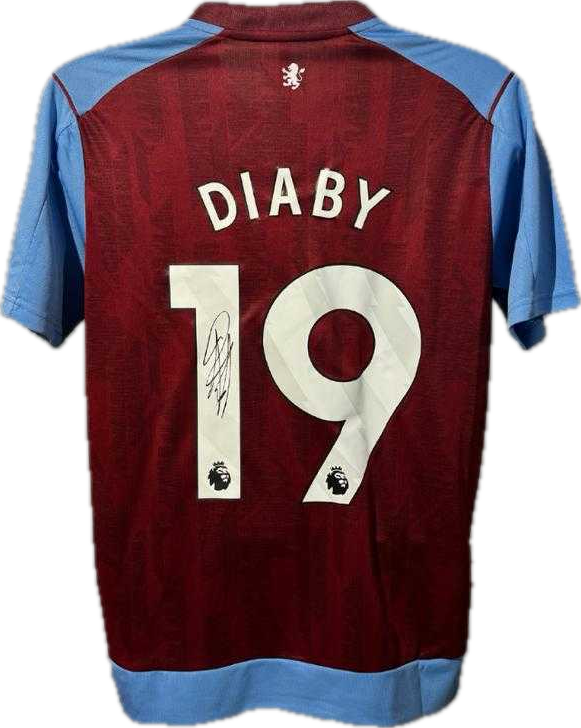 MOUSSA DIABY - SIGNERT DRAKT MED EKTEHETSBEVIS/COA