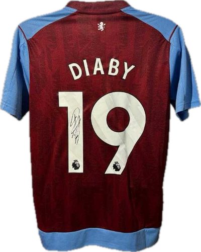 MOUSSA DIABY - SIGNERT DRAKT MED EKTEHETSBEVIS/COA