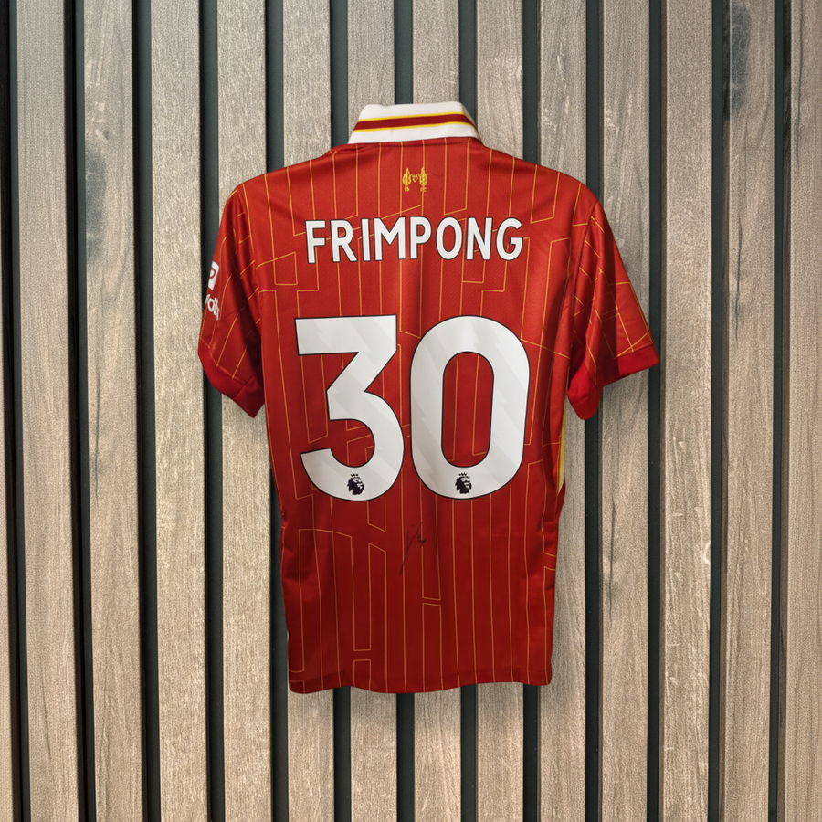 Frimpong jersey with wooden background