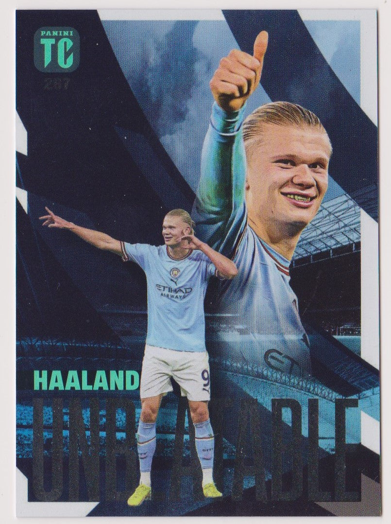 267. ERLING BRAUT HAALAND - MANCHESTER CITY - UNBEATABLE - TRUE BLUE PARALELL