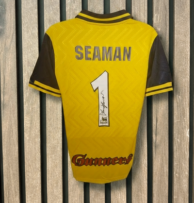 DAVID SEAMAN - SIGNERT DRAKT MED EKTEHETSBEVIS/COA