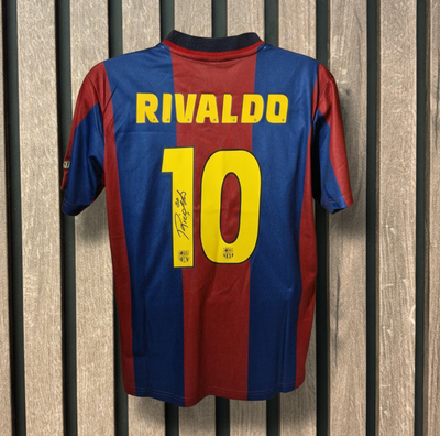 RIVALDO - SIGNERT DRAKT MED EKTEHETSBEVIS/COA
