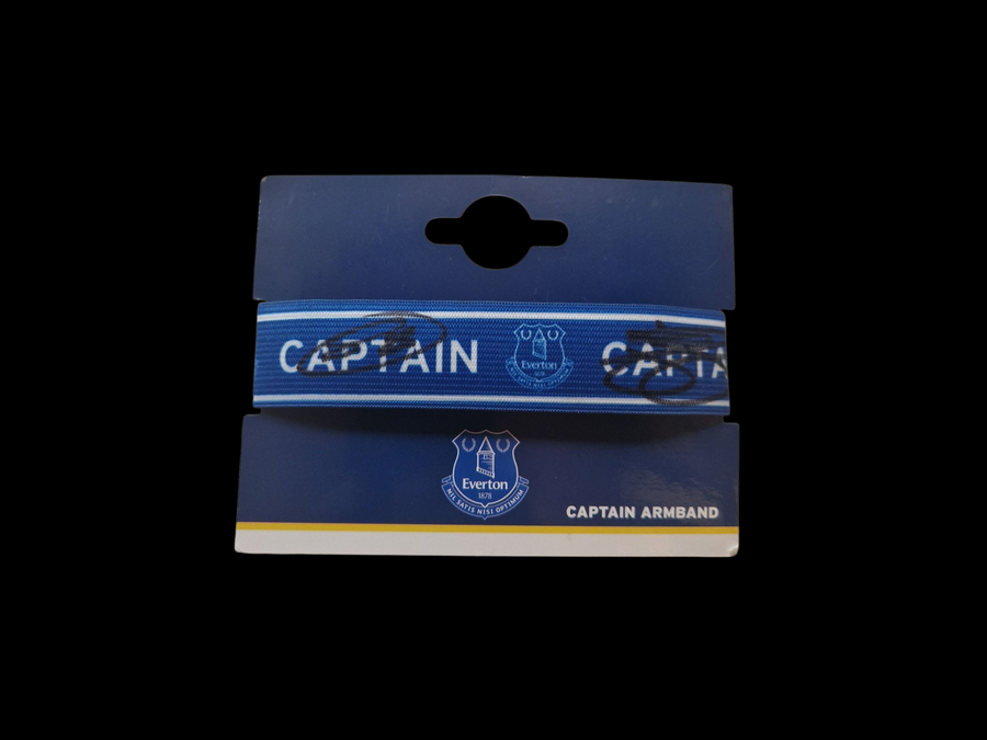 PHIL JAGIELKA - SEAMUS COLEMAN - DOBBELTSIGNERT KAPTEINSBIND MED EKTEHETSBEVIS/COA